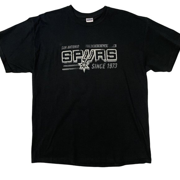 Gildan Shirts San Antonio Spurs T Shirt Mens Xl Extra Large Black